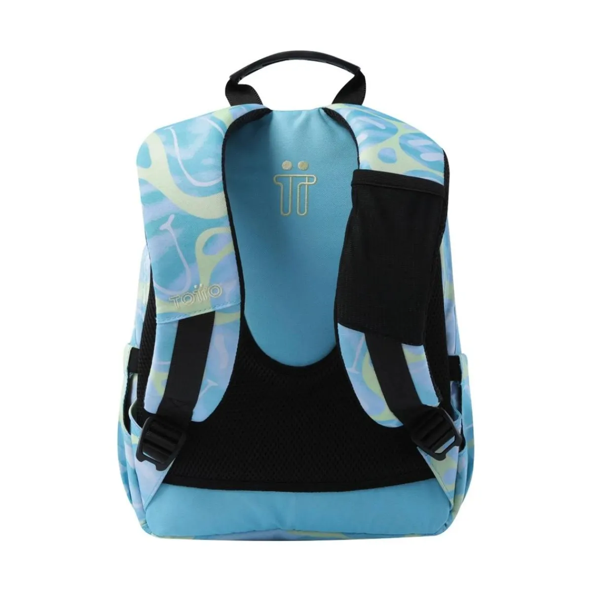 New - Mochila escolar Tempera azul Material Escolar