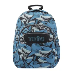 Online - Mochila escolar tiburones Acuarela Material Escolar