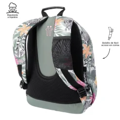 - Mochila escolar tropical cebras Acuarela*TOTTO Hot