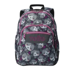 Clearance - Mochila Rayol Kitten Rose Material Escolar