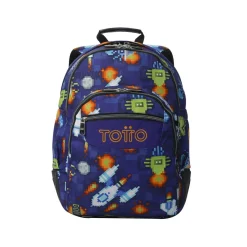 Online - Mochila Rayol Space Blue Material Escolar
