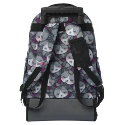 Outlet - Mochila Renglones con ruedas Kitten Rose Material Escolar