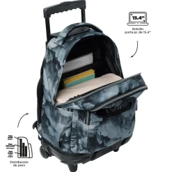 Best - Mochila Renglones con ruedas - Digital Hill Material Escolar