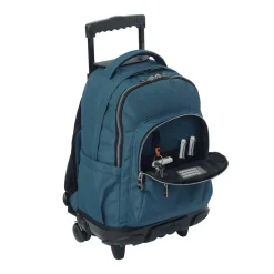 - Mochila Renglones con ruedas Moroccan Blue*TOTTO Hot