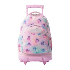 - Mochila Tiza con ruedas Glitter Shiny Heart*TOTTO New