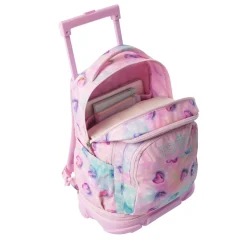- Mochila Tiza con ruedas Glitter Shiny Heart*TOTTO New