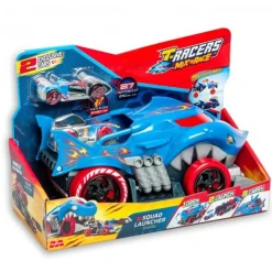 T-Racers - Squad Launcher Shark Vehículos Y Circuitos
