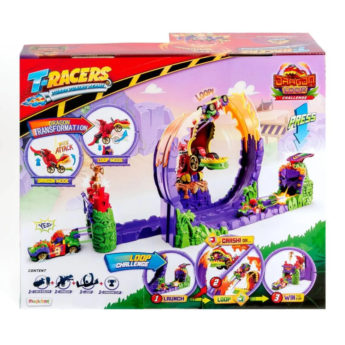 T-Racers S - Playset Dragon Loop*MARTOMAGIC SL-MAGIC BOX INT Sale