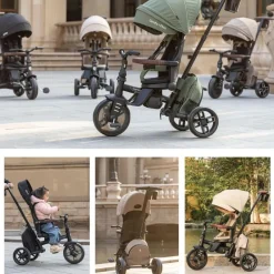 Triciclo Comfo Max 6 en 1 – Beige Motos Y Triciclos