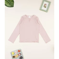 T-shirt rosa de niña manga larga Niña 2-10 Años·Camisas Y Camisetas|Niña·Niña 2-10 Años
