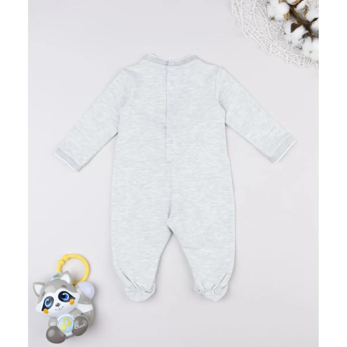 Tutina bebé gris con estampado*Prenatal Best