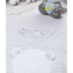 Tutina bebé gris con estampado*Prenatal Best