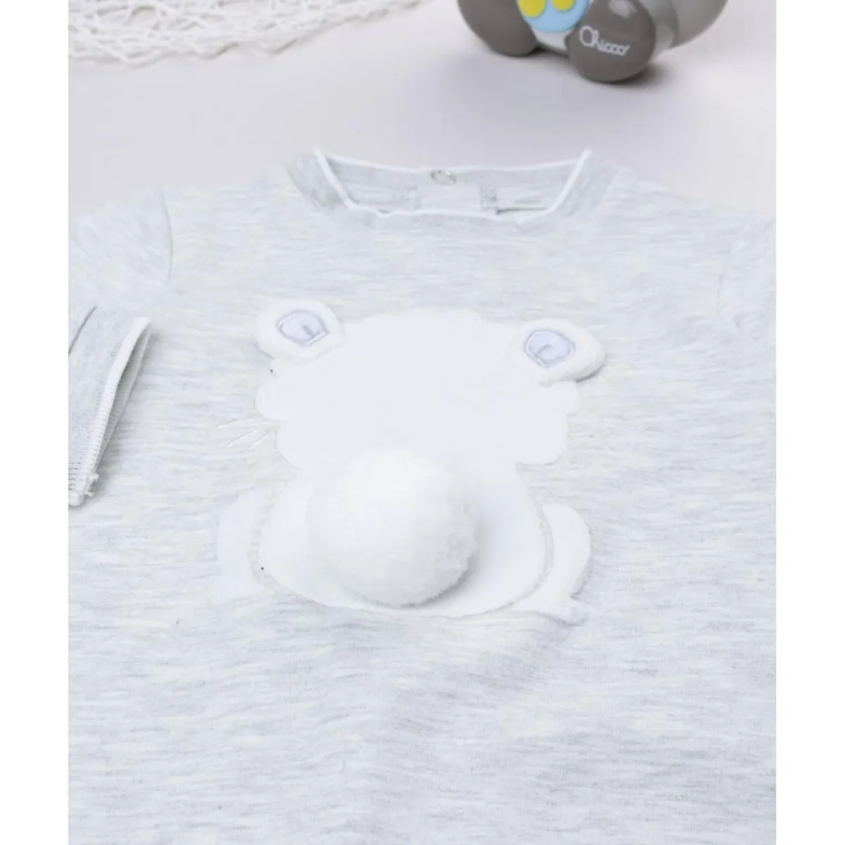 Tutina bebé gris con estampado*Prenatal Best