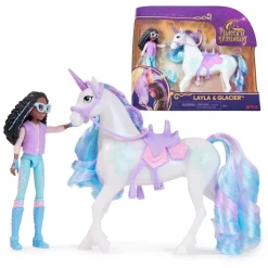 Online Unicorn Academy - Muñeca Layla y Glacier Muñecas
