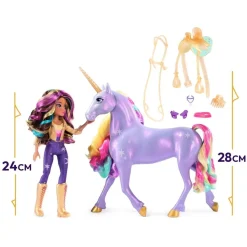 Sale Unicorn Academy - Sophia y Wildstar con luz mágica Muñecas