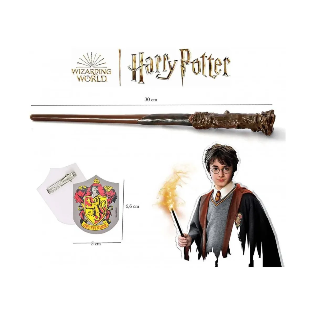 Varita de con escudo de Gryffindor*HARRY POTTER Sale