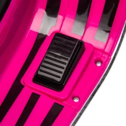 Hot Vespa 6V con música, radio FM y ruedines Rosa Vehículos De Batería O A Pedales