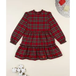 Sale Vestido niña tartán rojo con cremallera trasera Niña·Niña 2-10 Años|Niña 2-10 Años·Vestidos, Conjuntos Y Deporte