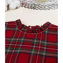 Sale Vestido niña tartán rojo con cremallera trasera Niña·Niña 2-10 Años|Niña 2-10 Años·Vestidos, Conjuntos Y Deporte