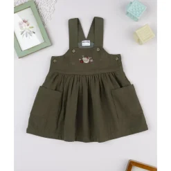 Discount Vestido pichi verde con bordado para niña Niña·Bebé Niña 3-36 Meses|Bebé Niña 3-36 Meses·Vestidos, Conjuntos Y Deporte