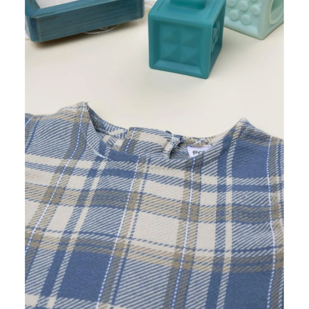 Discount Vestido sin mangas tartán azul y beige para niña Niña·Bebé Niña 3-36 Meses|Bebé Niña 3-36 Meses·Vestidos, Conjuntos Y Deporte