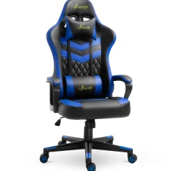New Vinsetto - Silla Gaming azul-negro Videojuegos