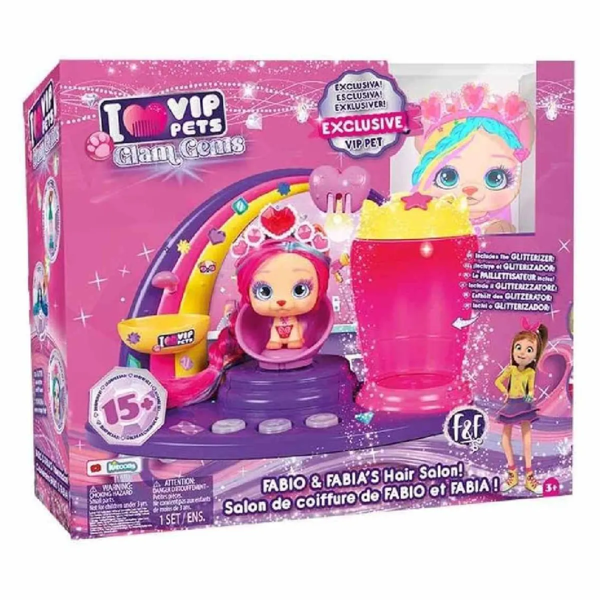 Outlet Vip Pets - La peluquería de Fabio y Fabia Coleccionables Y Mini Mundos