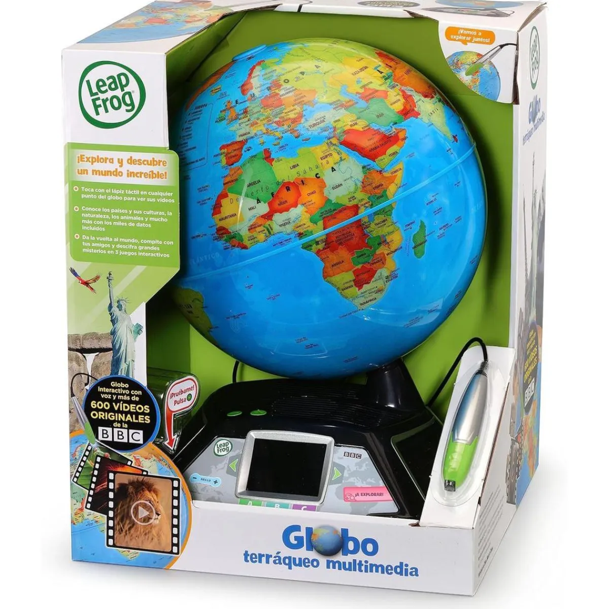 - Globo terráqueo interactivo multimedia con vídeos de la BBC y 11 categorías de contenidos para explorar ㅤ*VTECH New