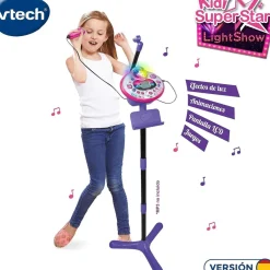 Vtech - Micrófono electrónico interactivo LightShow Karaoke ㅤ*RAVENSBURGER IBÉRICA New