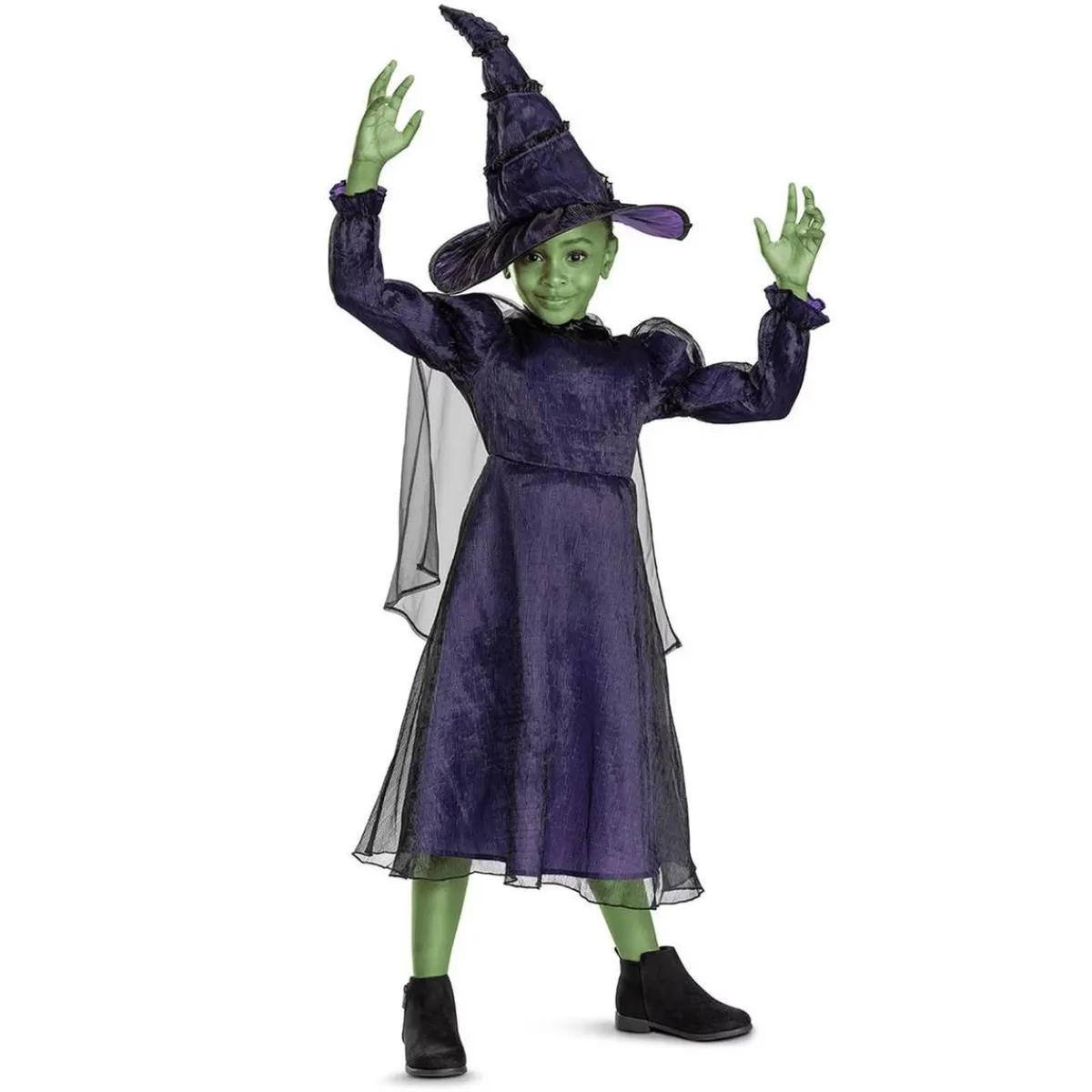 Wicked - Disfraz infantil Elphaba 7-8 años*UNIVERSAL MUSIC PORTUGAL S.A. Discount