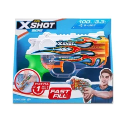 Hot X-Shot - Pistola de agua Fast-Fill Skins Nano (varios colores) Juguetes De Verano