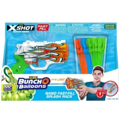 Best X-Shot - Pistola Nano y 3 pack globos Bunch O Balloons Juguetes De Verano