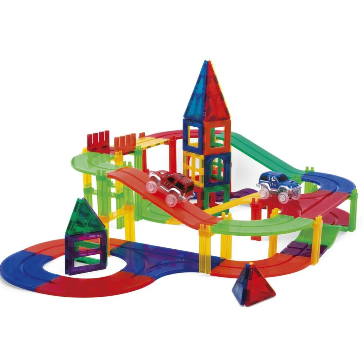 - Pista magnética con dos vehículos*ZIG ZAG Best